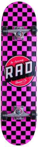 RAD Checkers Skateboard Completo (7.75