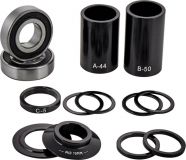 Eclat Mid CNC BMX Eje De Pedalier (19mm - Negro)