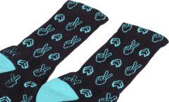 Eclat Socks (Negro - Peace)