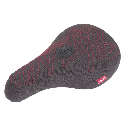 Odyssey seat - big stitch fat cap blk/re 