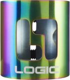 Logic Doble Abrazadera Patinete XL (Neochrome)