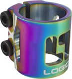 Logic Doble Abrazadera Patinete XL (Neochrome)