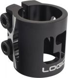 Logic Doble Abrazadera Patinete XL (Negro)