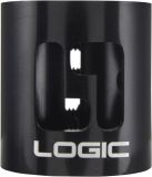 Logic Doble Abrazadera Patinete XL (Negro)