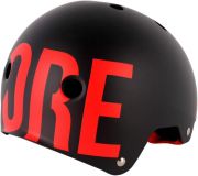 CORE Street Casco (XS-S, Negro/Rojo)