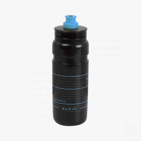 Bidón de ciclismo Pro 750ml negro y azul