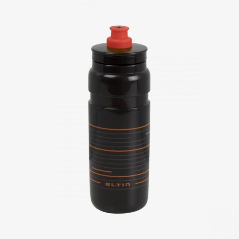 Bidón de ciclismo Pro 750ml negro y rojo