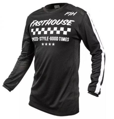 FASTHOUSE JERSEY ORIGINALS AIR COOLED BLACK - XL