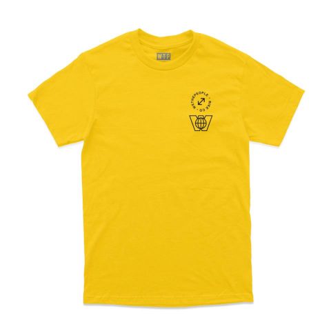 wethepeople WWW T-Shirt yellow/black XXL