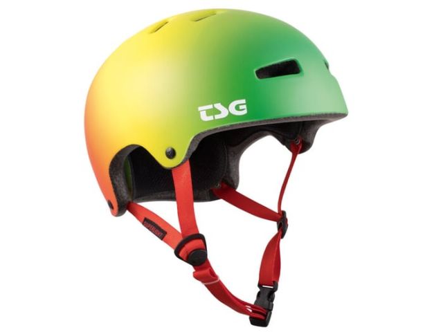 Casco TSG Superlight Skate/BMX Satin Rasta S/M